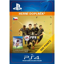 CZ PS4 - 500 FIFA 16 Points elektronická licence