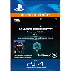 CZ PS4 - 500 Mass Effect: Andromeda Points elektronická licence