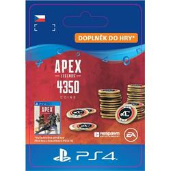 CZ PS4 - Apex Legends 4,000 (+350 Bonus) Apex Coins elektronická licence