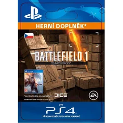 CZ PS4 - Battlefield 1 Battlepacks x 20 elektronická licence