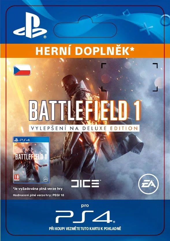 CZ PS4 - Battlefield 1 Deluxe Edition Content elektronická licence