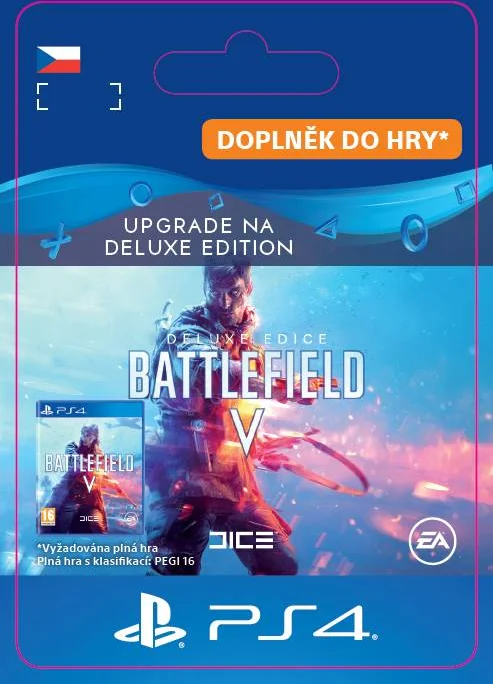 CZ PS4 - Battlefield™ V Deluxe Edition Upgrade elektronická licence