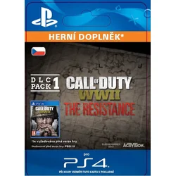 CZ PS4 - Call of Duty®: WWII - The Resistance: DLC Pack 1 (30.1.2018) elektronická licence