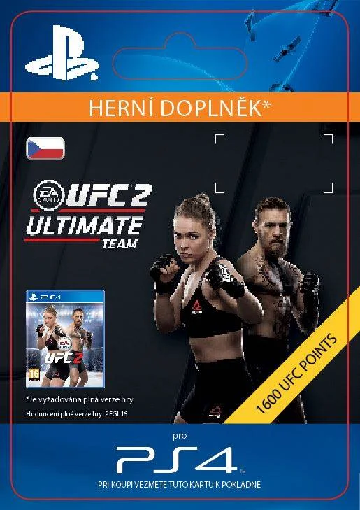 CZ PS4 - EA SPORTS UFC® 2 - 1600 UFC POINTS elektronická licence