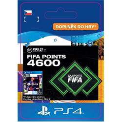 CZ PS4 - FUT 21 – FIFA Points 4600 elektronická licence