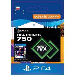 CZ PS4 - FUT 21 – FIFA Points 750 elektronická licence