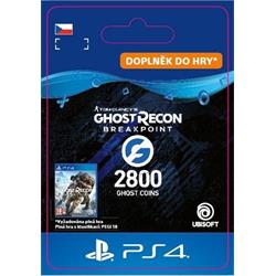 CZ PS4 - Ghost Recon Breakpoint - 2400 (+400) Ghost Coins elektronická licence