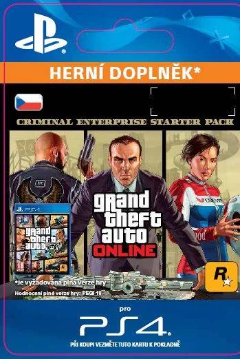 CZ PS4 - GTA Online: Criminal Enterprise Starter Pack elektronická licence