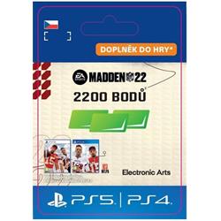 CZ PS4 - MADDEN NFL 22 - 2200 Madden Points elektronická licence