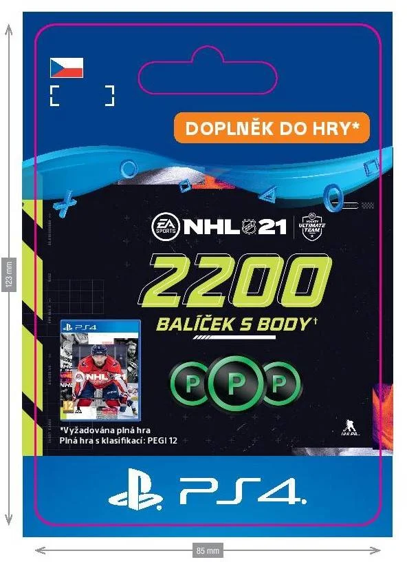 CZ PS4 - NHL 21 – 2200 Points Pack elektronická licence