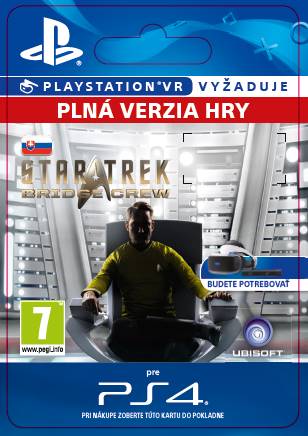 CZ PS4 - Star Trek™: Bridge Crew elektronická licence