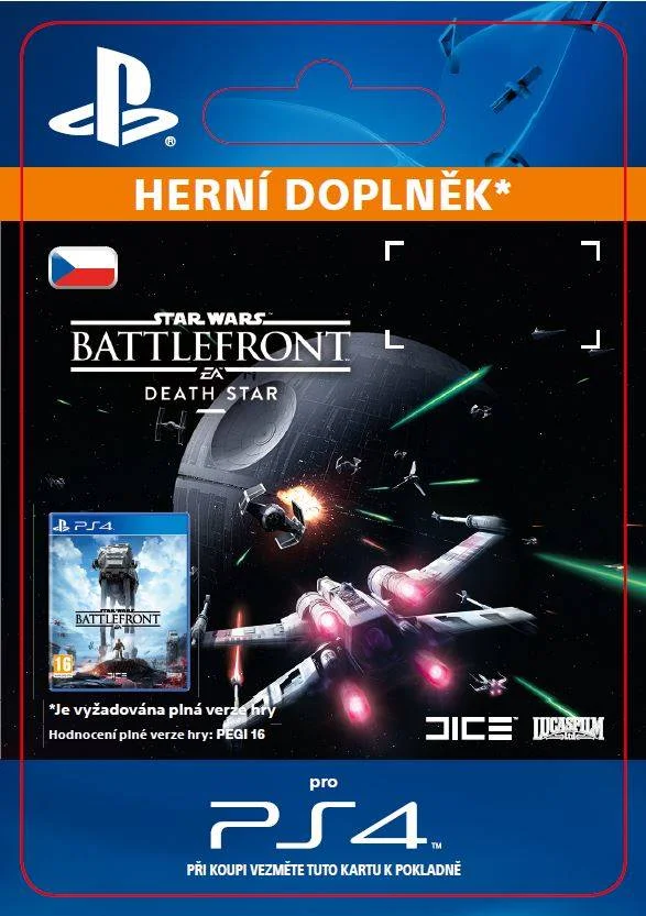CZ PS4 - Star Wars Battlefront Death Star elektronická licence