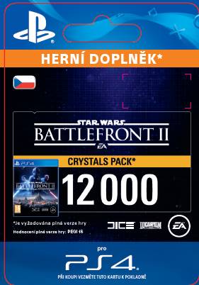 CZ PS4 - STAR WARS™ Battlefront™ II: 12000 Crystals (Av. 14.11.2017) elektronická licence