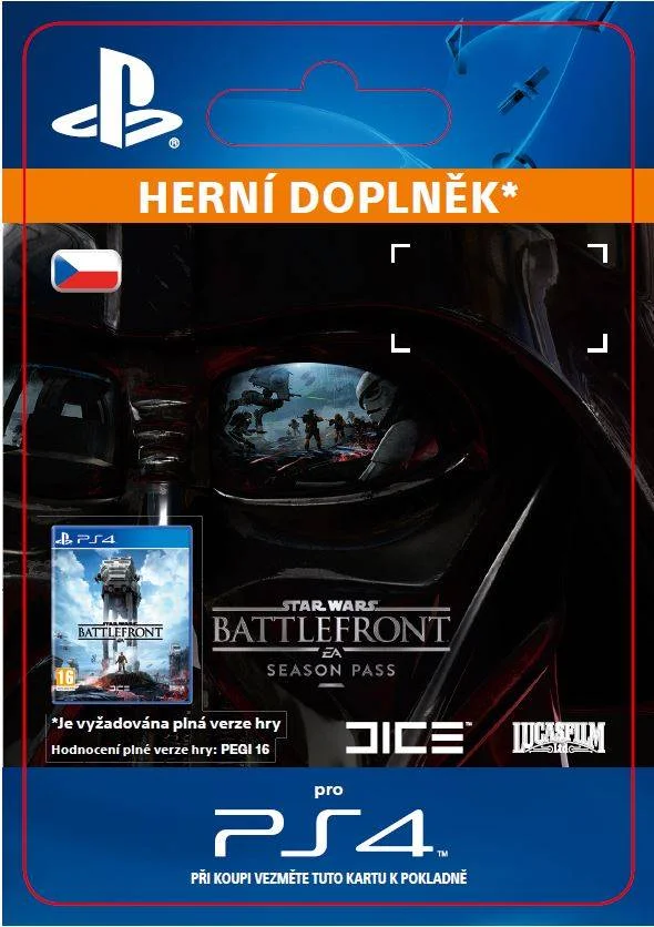 CZ PS4 - STAR WARS Battlefront Season Pass elektronická licence