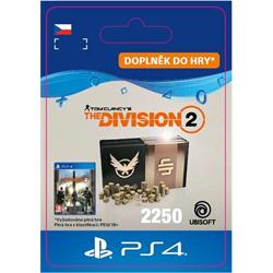 CZ PS4 - Tom Clancy’s The Division 2 – 2250 Premium Credits Pack elektronická licence