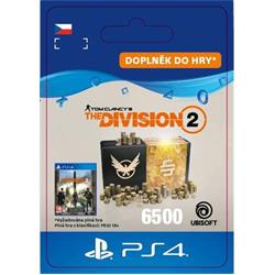 CZ PS4 - Tom Clancy’s The Division 2 – 6500 Premium Credits Pack elektronická licence