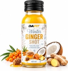 Dafit Winter Ginger Shot 60 ml rakytník a kokosová voda