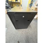 DATACOM 19" rack 12U/450 mm BK (sklo) čierna