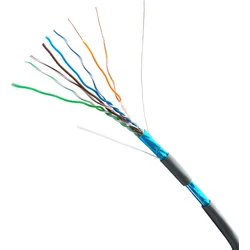 DATACOM FTP kábel CAT5E LSOH,Eca 100m sivý