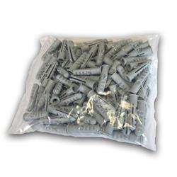 DATACOM Hmoždinka (10mm) šedá 100ks