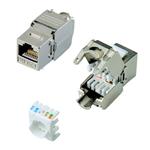 DATACOM Keystone RJ45 STP CAT6A samorezný SILVER