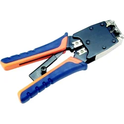 DATACOM Kliešte na konektory L-PROFI 8P+6P OR/BL račňa (RJ45,12,11