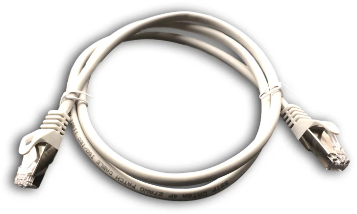 Patch cord S/FTP CAT6A 1m šedý (1691) TSBOHEMIA.CZ