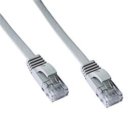 DATACOM Patch cord UTP CAT6 5m šedý FLAT plochý