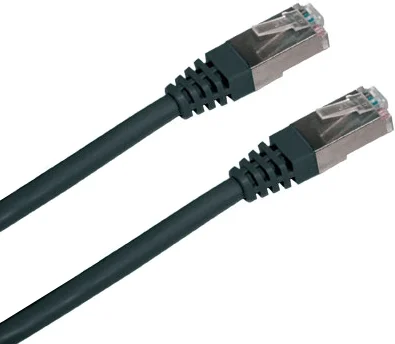 DATACOM Patch kábel FTP CAT5E 1m čierny