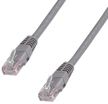 DATACOM Patch kábel UTP CAT5E 0,5m sivý