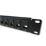 DATACOM Patch panel 19" 16 portov 1U BK