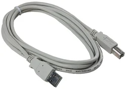 DATACOM USB 2.0 kábel 3 m A-B (pre tlačiarne) sivý