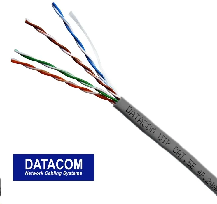 DATACOM UTP drôt CAT5E LSOH,Dca-s2d2a1 305m box šedý 1105