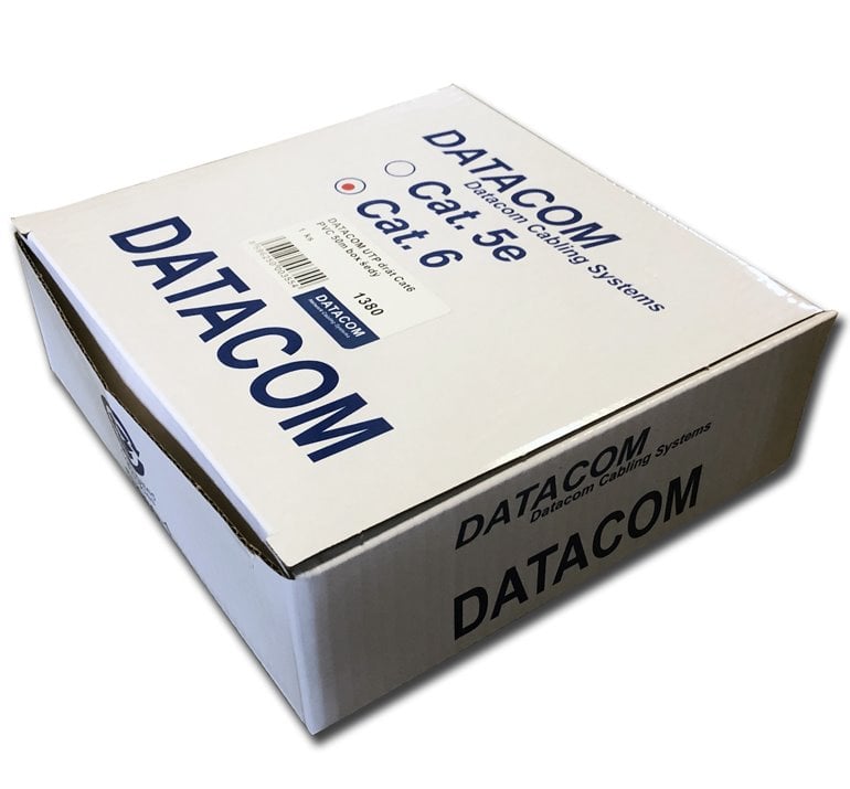 DATACOM UTP kábel CAT6 PVC, Eca 50m sivý