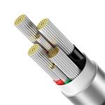 Dátový kábel Baseus Explorer Series USB-A/USB-C s inteligentným vypínaním 100 W 1 m čierny