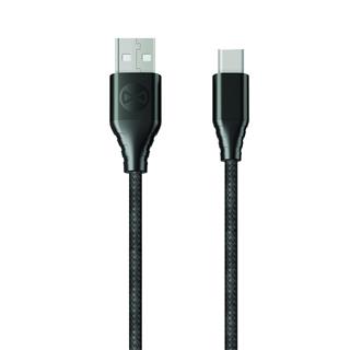 Datový kabel Forever Core USB-C 1,5m 3A textilní černý