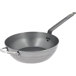 de Buyer Hluboká ocelová pánev Mineral B Element, 32 cm 