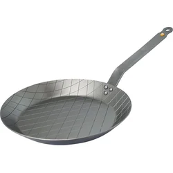 de Buyer Ocelová pánev na steaky Mineral B Element, 24 cm 