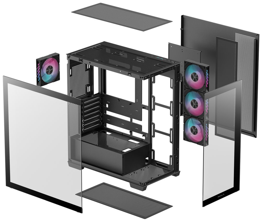 DEEPCOOL CG580 4F, černá