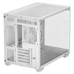 DEEPCOOL skříň CG330 3F microATX / 3x120 mm ARGB fan / USB 3.0 / 2×USB 2.0/ panoramatická / bílá