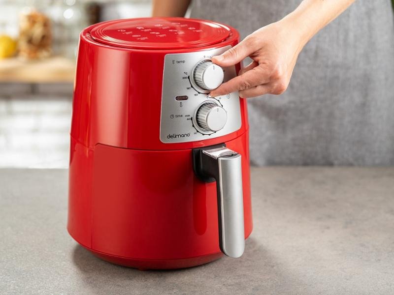 Delimano Air Fryer Red (AIR FRYER PRO RED) T.S.BOHEMIA