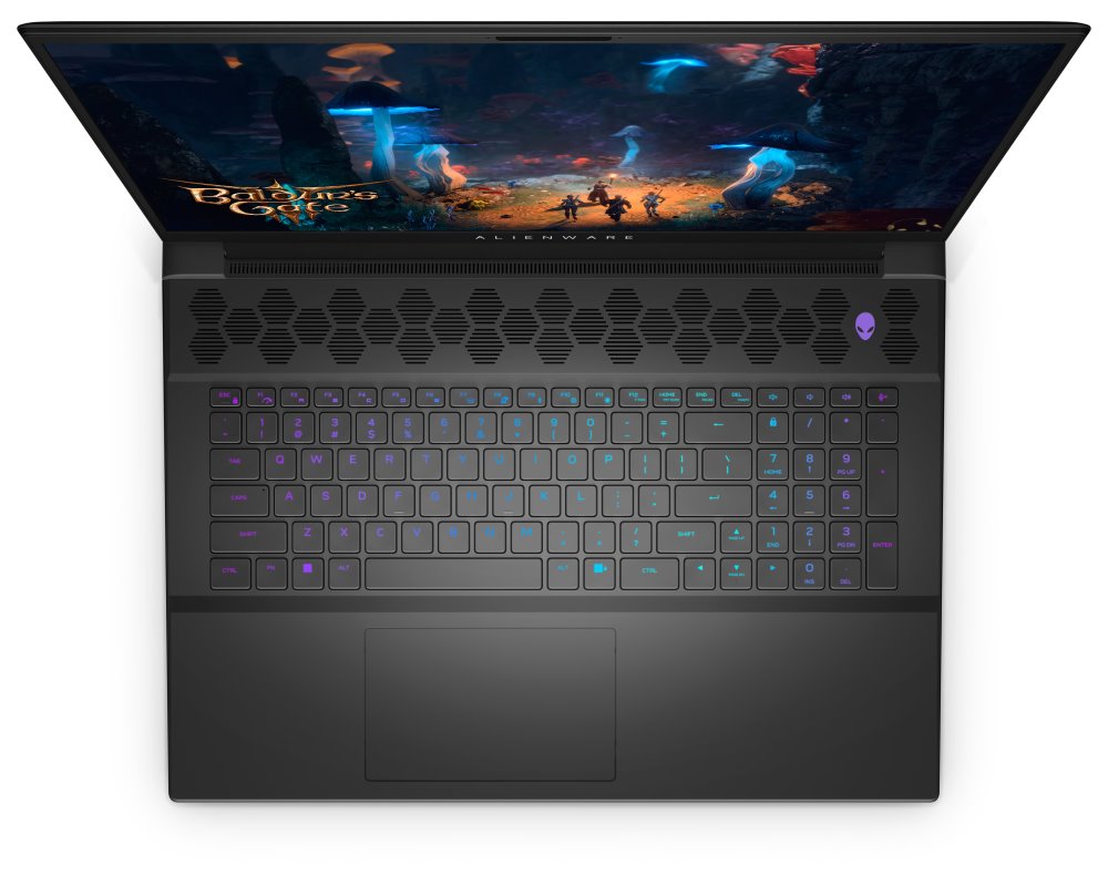 DELL Alienware m18 R2/ i9-14900HX/ 16GB/ 2 x 1TB SSD/ NV RTX 4090 16GB/ 18" QHD+/ W11H/ čierna/ 2Y Základné na mieste