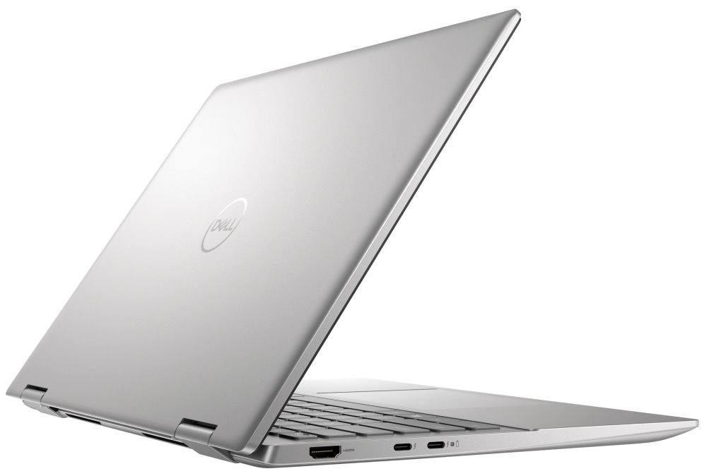 DELL Inspiron 14 7430 Touch 2v1/ i7-1355U/ 16GB/ 512GB SSD/ 14" FHD+ touch/ Iris Xe/ FPR/ W11H/ strieborná/ 2Y Basic