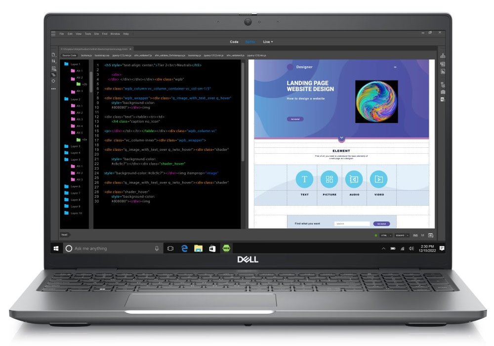DELL Precision 3580/ i7-1360P/ 32GB/ 512GB SSD/ Nvidia A500 4GB/ 15.6" FHD/ W11Pro/ 3Y PS on-site