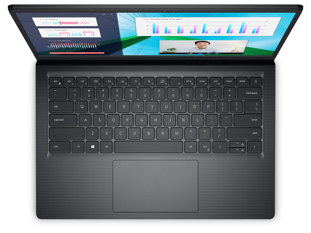 DELL Vostro 14 (3430)/ i3-1305U/ 8GB/ 256GB SSD/ 14" FHD/ Intel UHD/ W11Pro/ FPR/ černá/ 3Y Basic on-site
