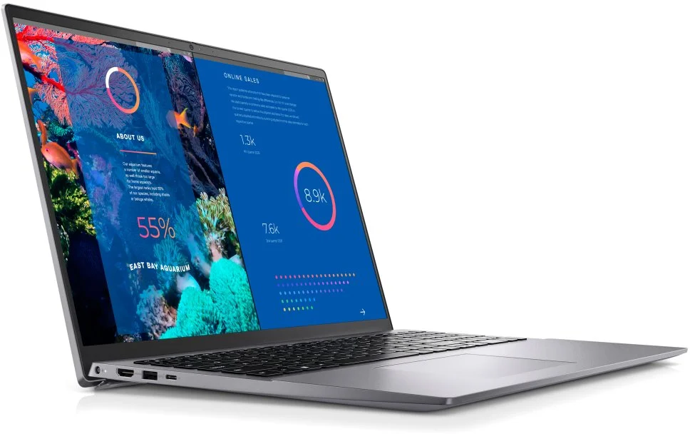 DELL Vostro 16 (5635)/ AMD Ryzen 5 7530U/ 8GB/ 256GB SSD/ 16" FHD+/ AMD Radeon/ FPR/ podsvietenie/ W11Pro/ 3Y Basic