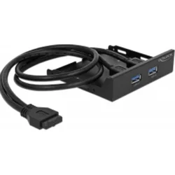 Delock 3,5" predný panel > 2 x USB 3.0