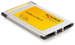 DeLock Cardbus adapter na 2x USB 2.0 porty slim