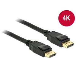 Delock Displayport 1.2 kabel samec > Displayport samec 4K 3m (83807)