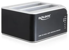 Delock duální dokovací stanice SATA HDD > USB 3.0 s funkcí klonování (61942)